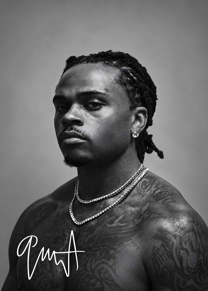 Portrait of Rapper Gunna