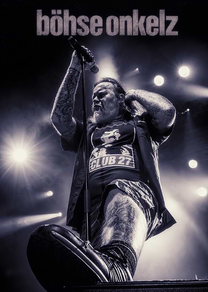 Böhse Onkelz Concert Performance Poster