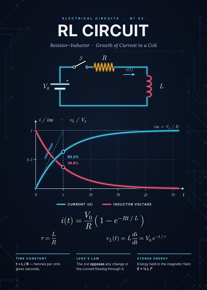 RL Circuit - Inductor Current and Lenz's Law