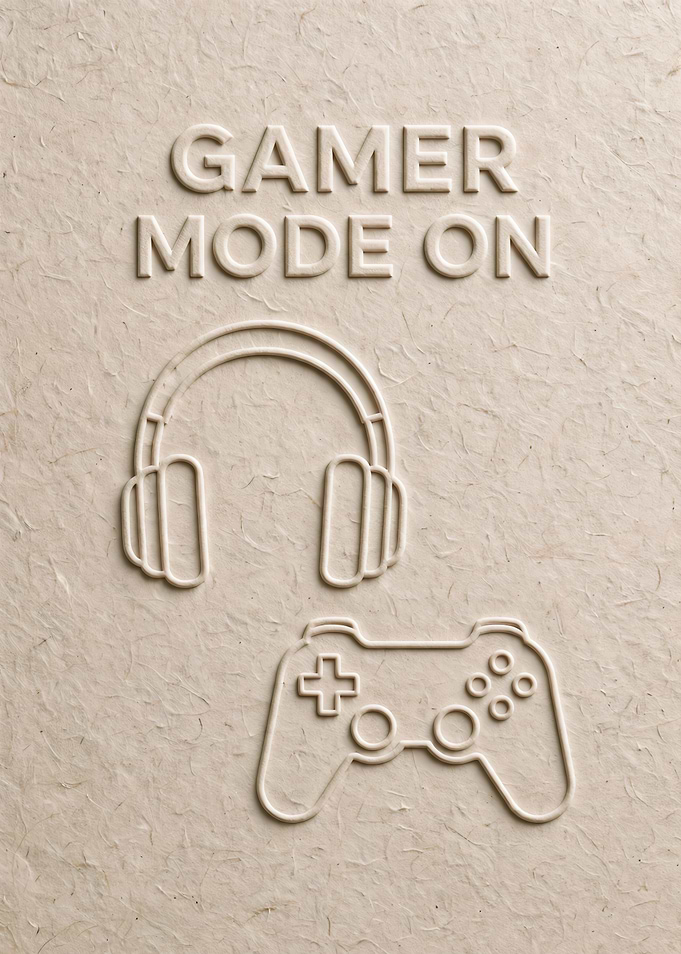 Gamer Mode On Minimalist Wall Art