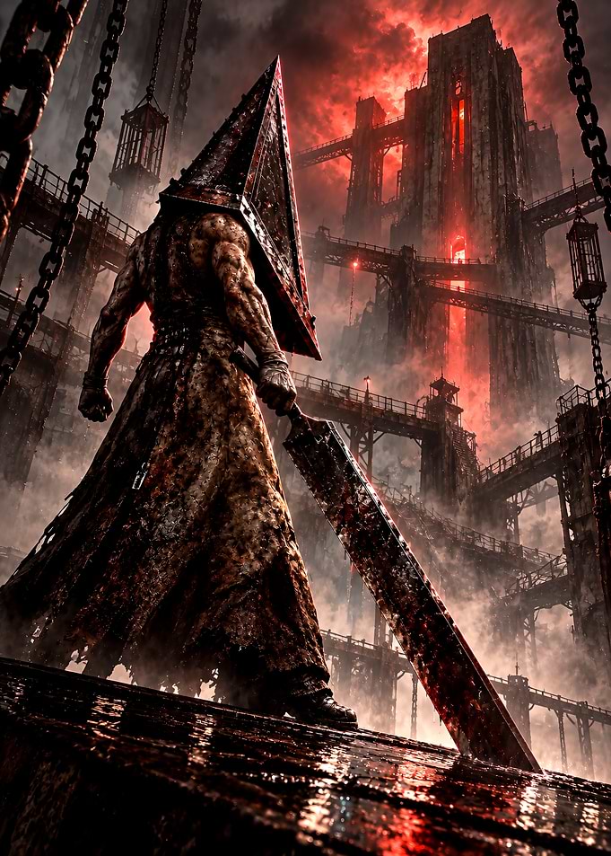 Pyramid Head in Silent Hill
