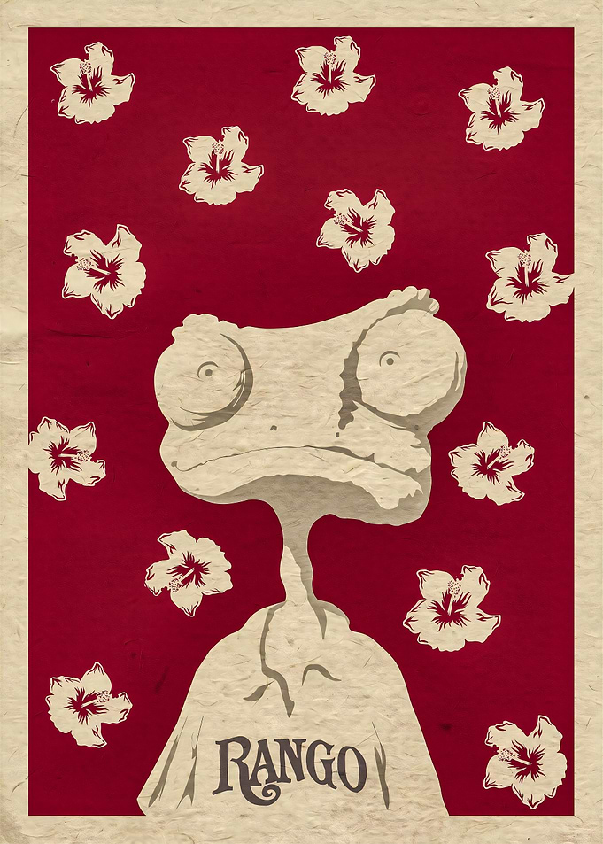 Rango Minimalist Movie Poster