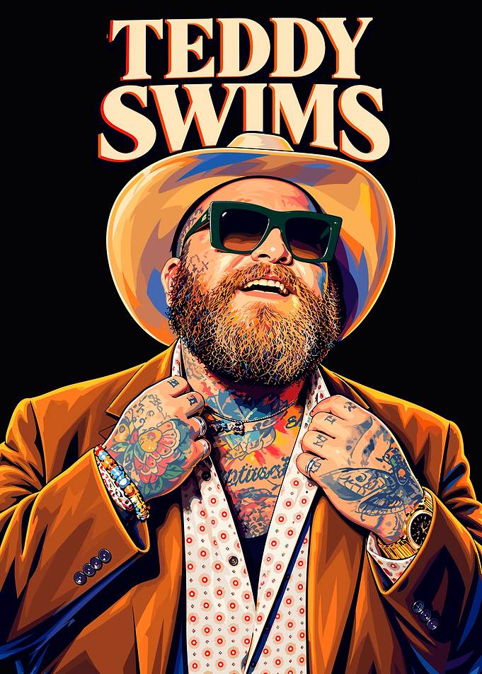 Teddy Swims Portrait Poster