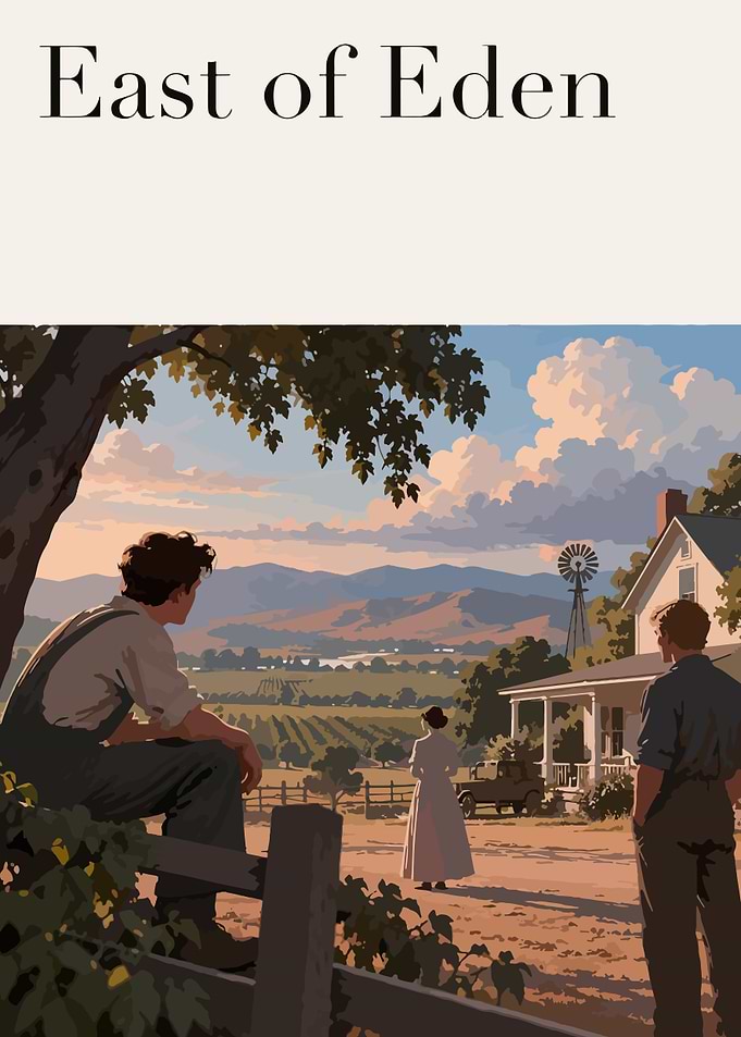 East of Eden Book Cover Art