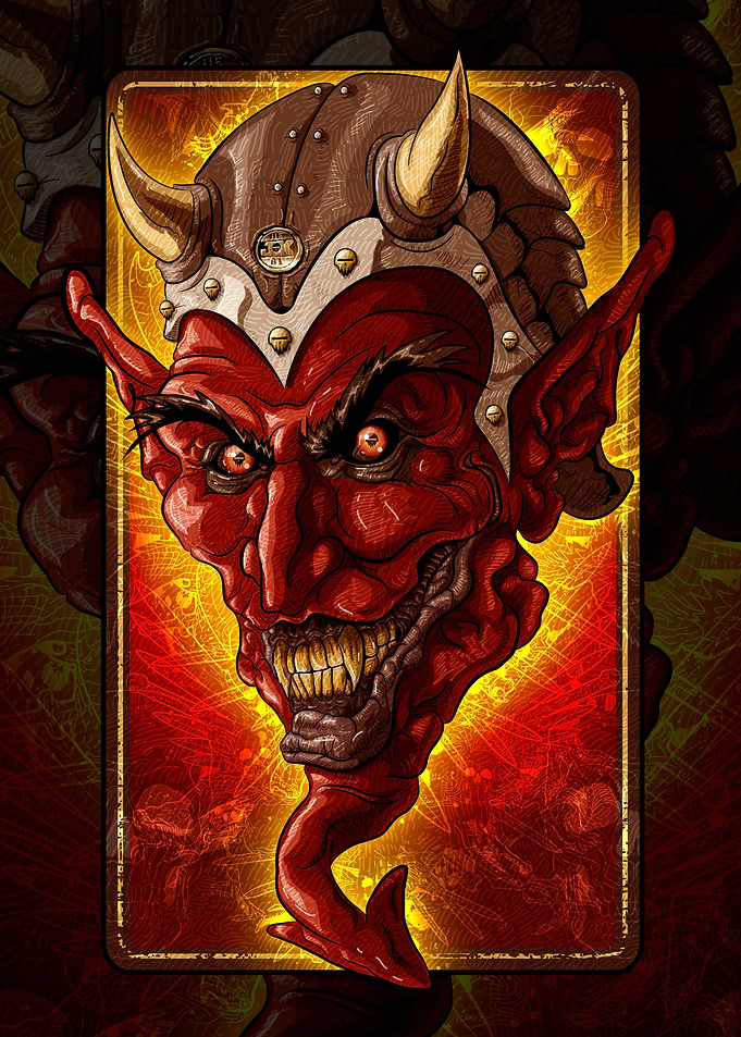 Red Devil Illustration