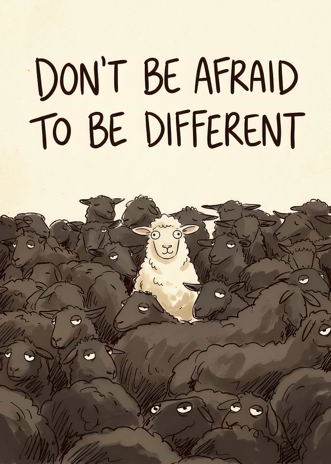 Don't Be Afraid To Be Different