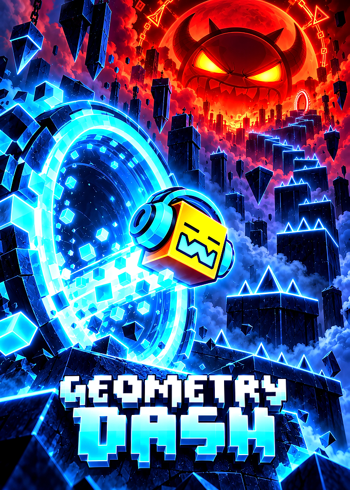 Geometry Dash Game Poster
