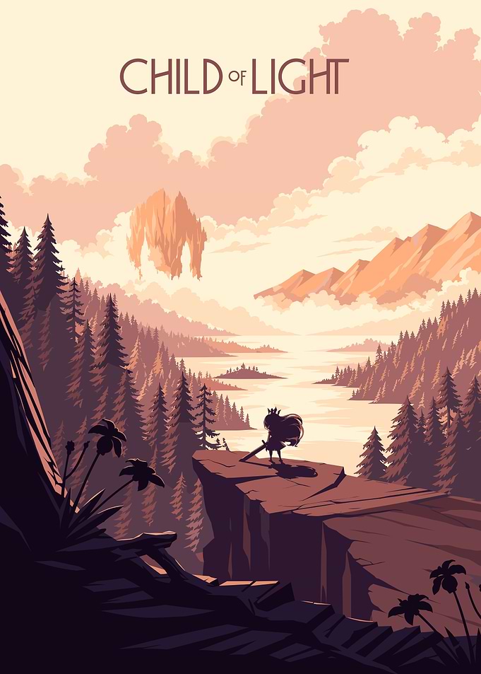 Child of Light Game Poster
