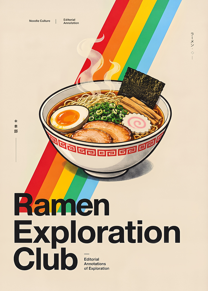Ramen Exploration Club Poster