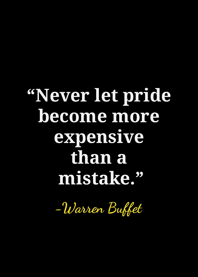 Warren Buffett Inspirational Quote Poster