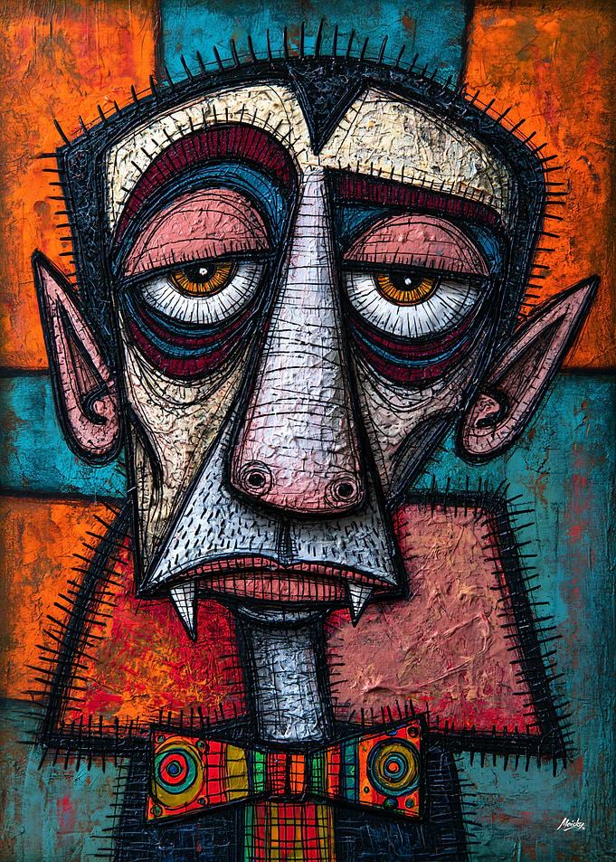 Count Sourfang - Grotesque Pop Surrealist Vampire