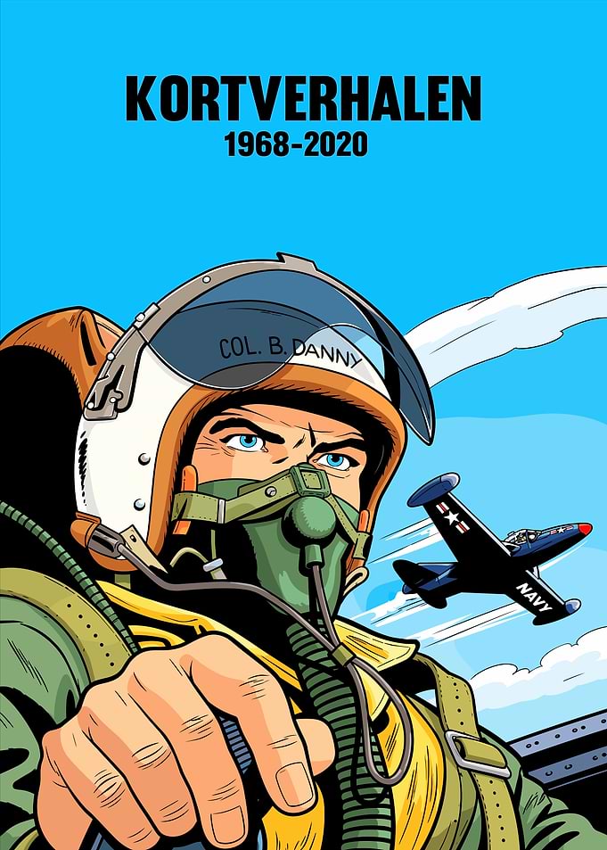 Kortverhalen Fighter Pilot Comic Art