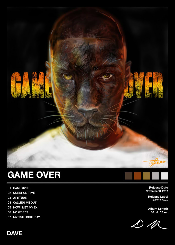 Dave Game Over Album Cover Art