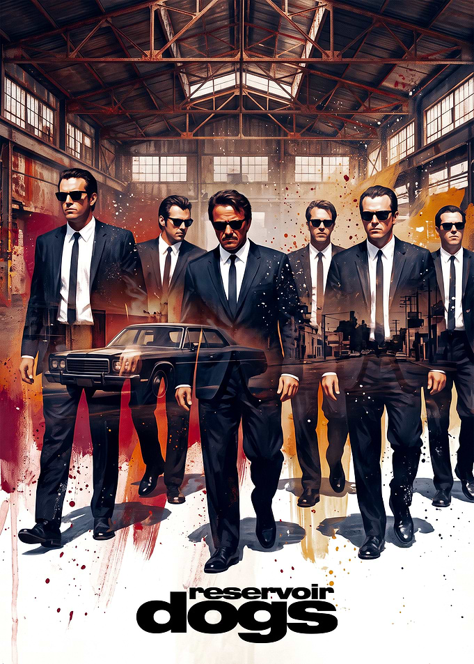 Reservoir Dogs Movie Poster Art