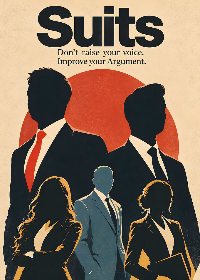 Suits TV Show Minimalist Poster