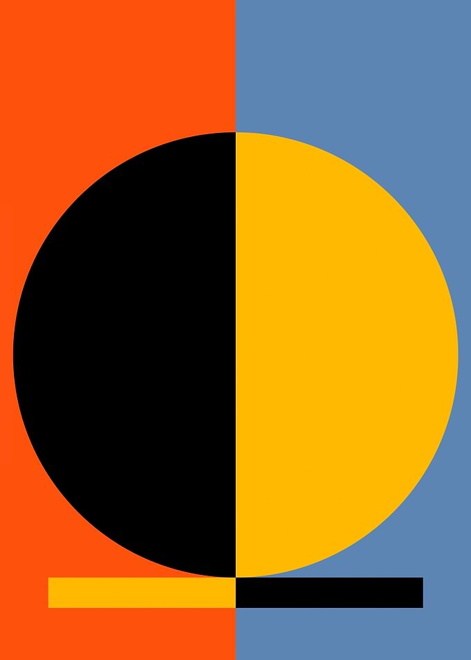 Minimalist Geometric Abstract Composition