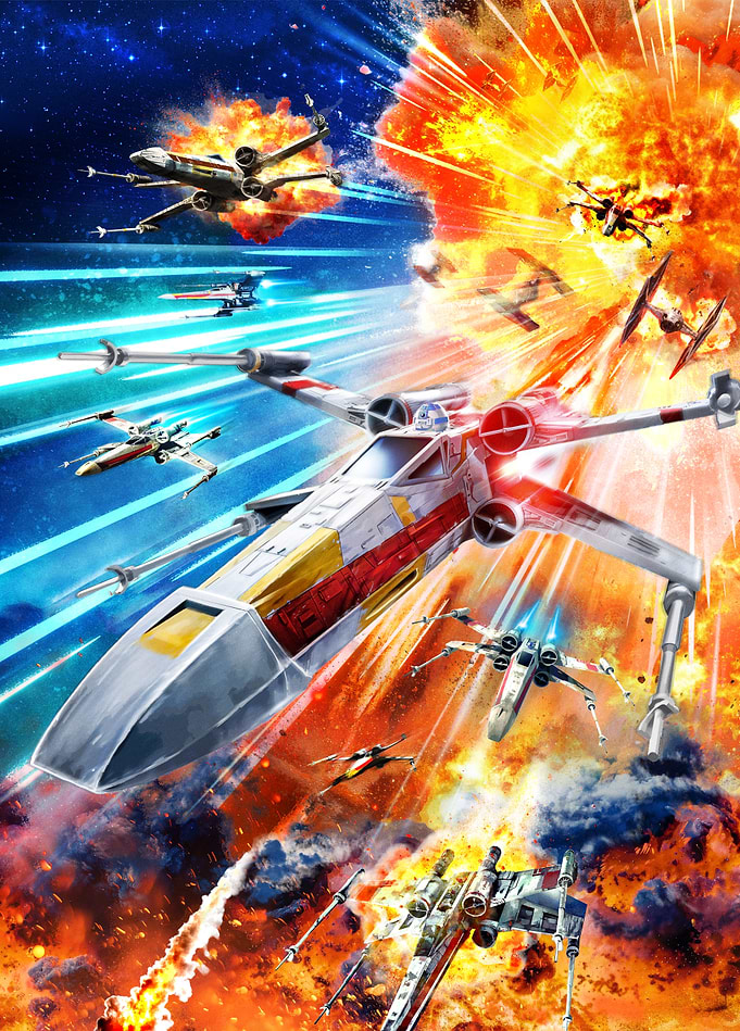 Galactic Fury: X-Wing Dogfight