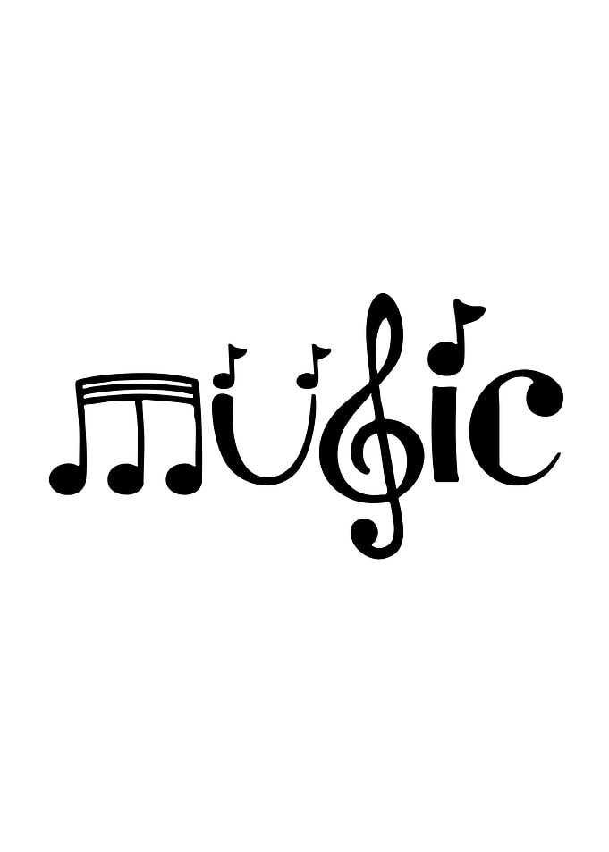 Music Typography with Musical Symbols