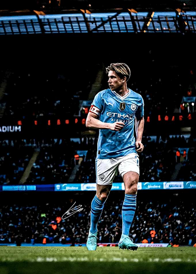 Kevin De Bruyne Manchester City Portrait