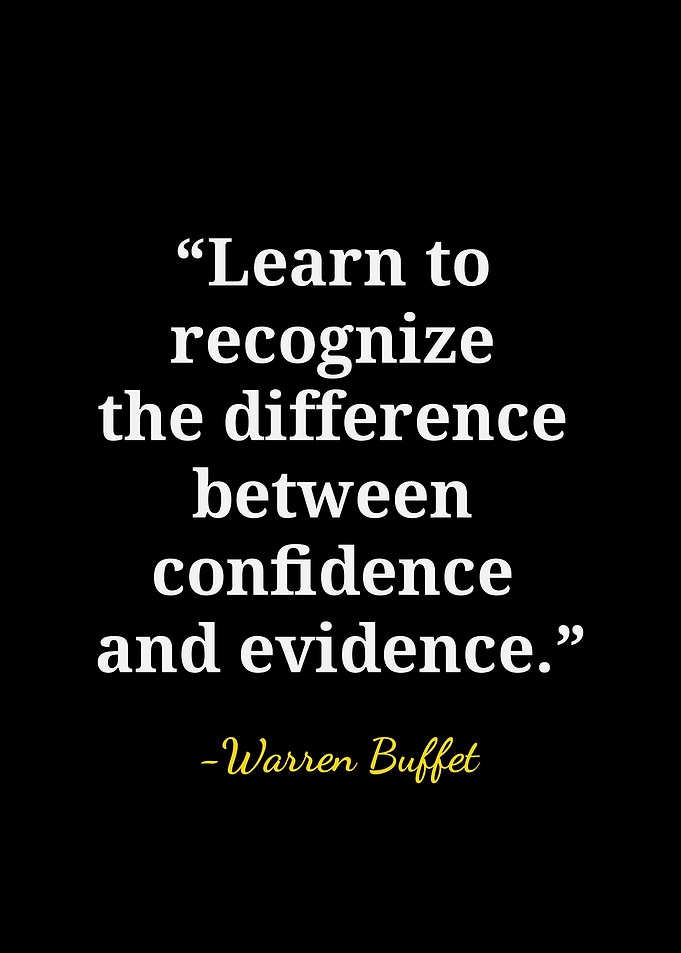 Warren Buffett Inspirational Quote Poster