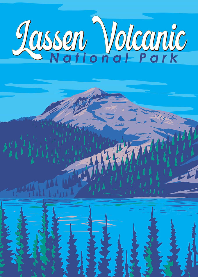 Lassen Volcanic National Park Poster