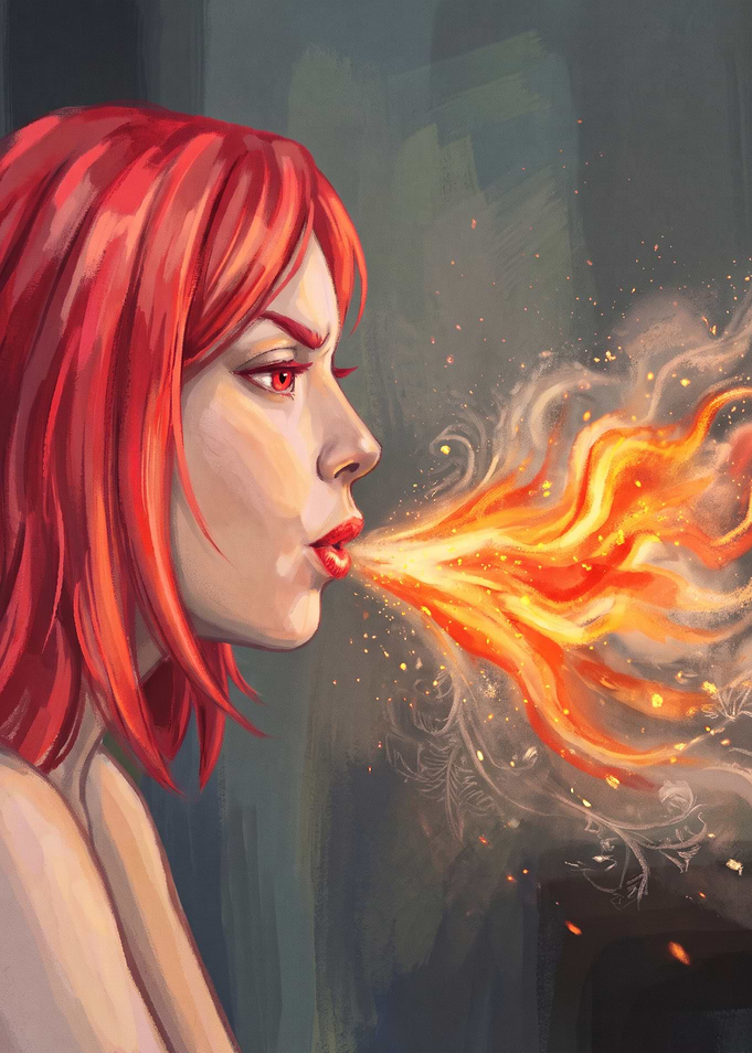 Elemental Sorceress - Fire Magic