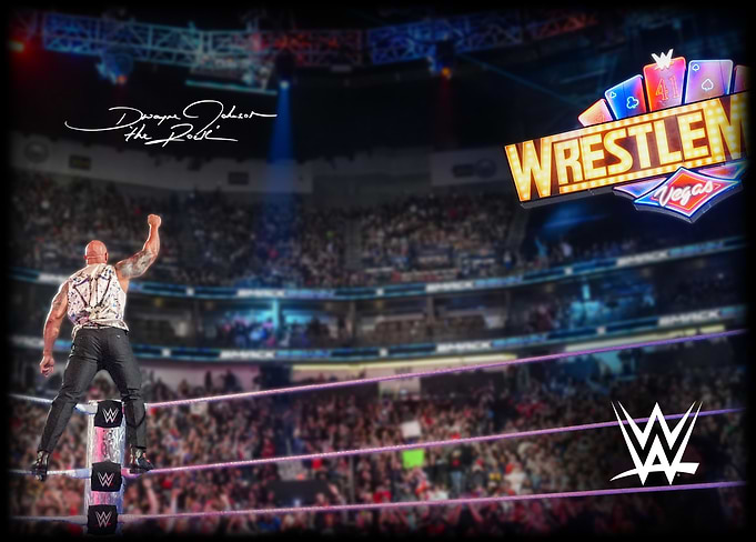 The Rock's WrestleMania Vegas Entrance