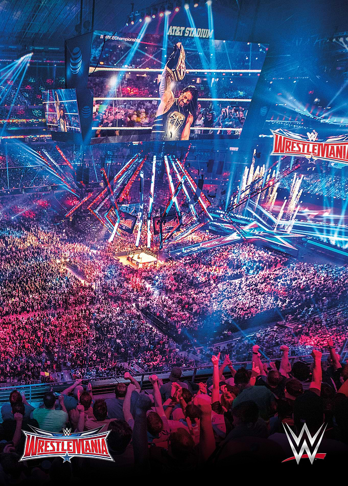WrestleMania 32: Dallas Fans Arena Vertical