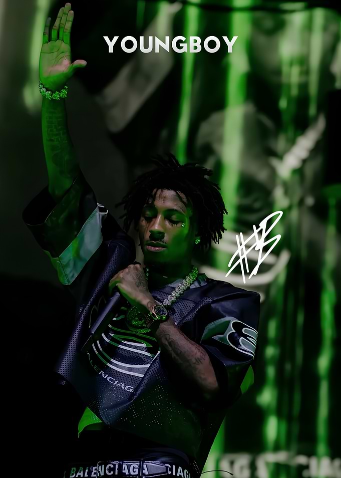 YoungBoy Never Broke Again Concert Poster