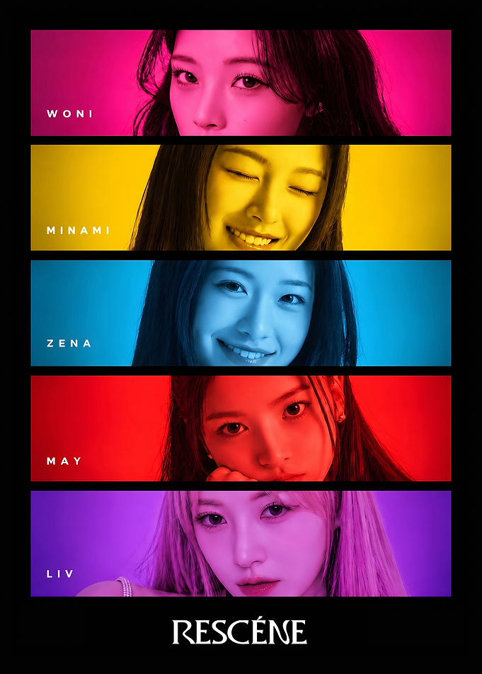 RESCENE K-pop Group Member Poster