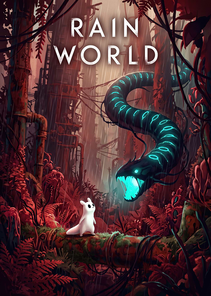 Rain World Slugcat and Monster