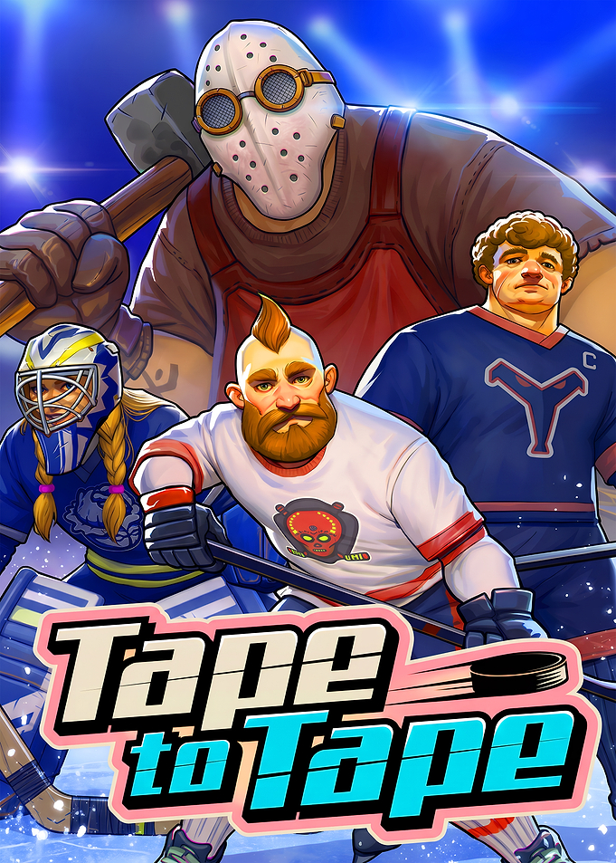 Tape to Tape Hockey Game Poster