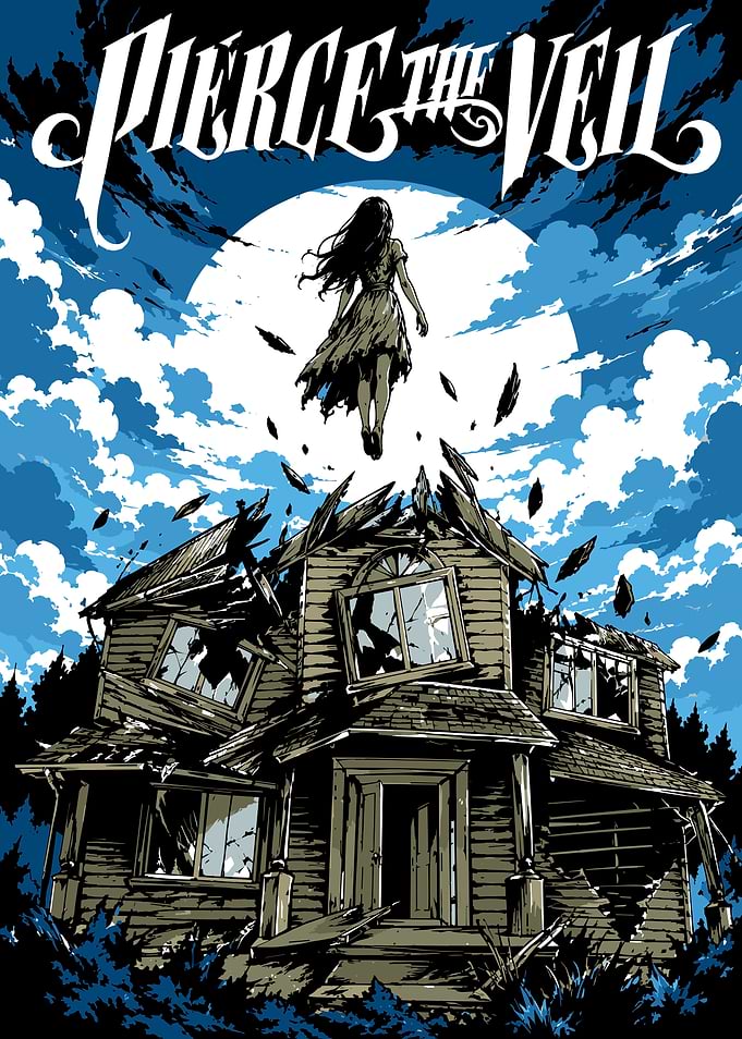 Pierce The Veil Collapsing House Poster