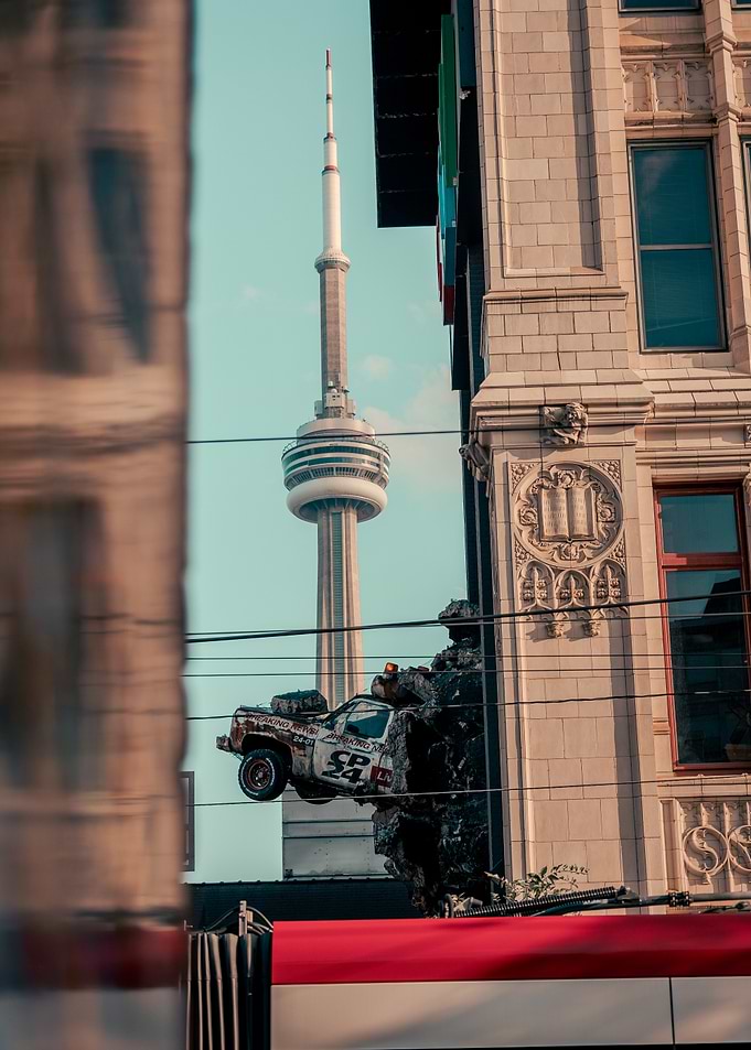 CN Tower and CP24 Truck Sculpture