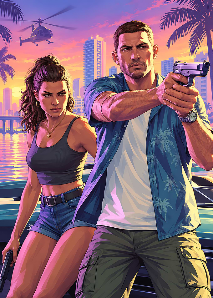 Grand Theft Auto VI Poster