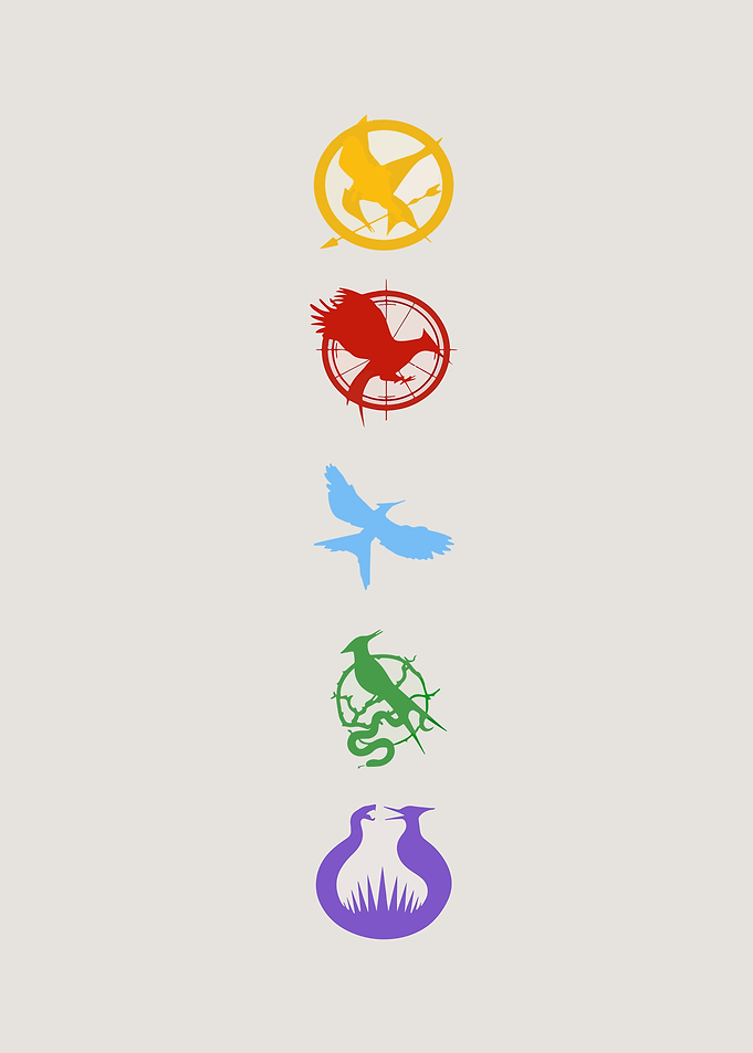 The Hunger Games Mockingjay Evolution Icons