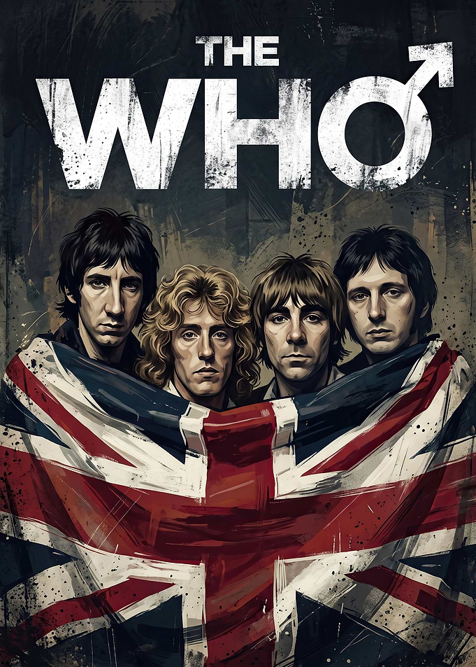 The Who Band Union Jack Poster