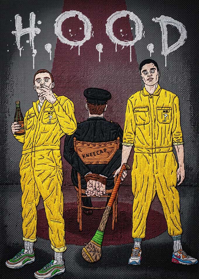 Kneecap H.O.O.D. Embroidered Art