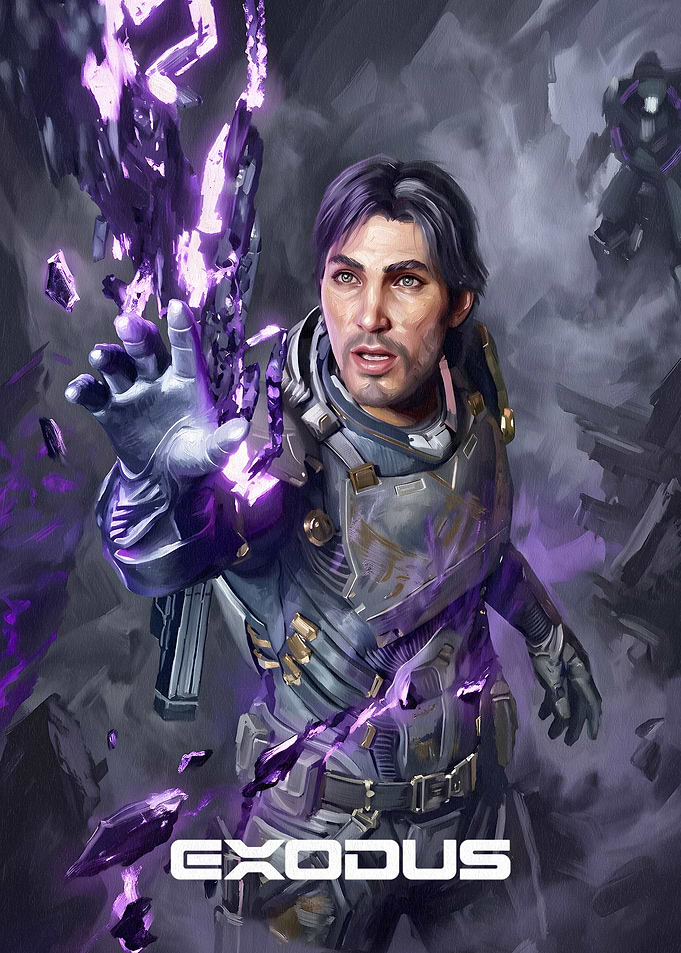 Exodus Video Game Key Art