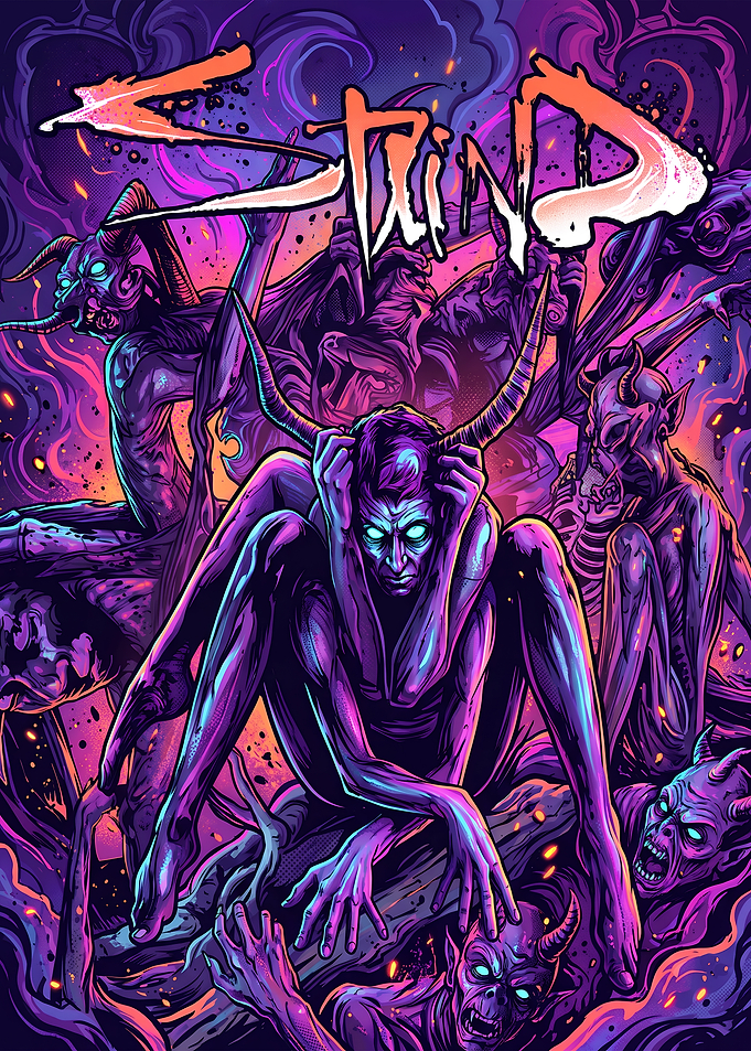 Staind Band Dark Fantasy Poster
