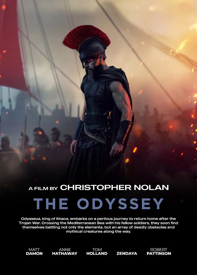 The Odyssey Christopher Nolan Movie Poster