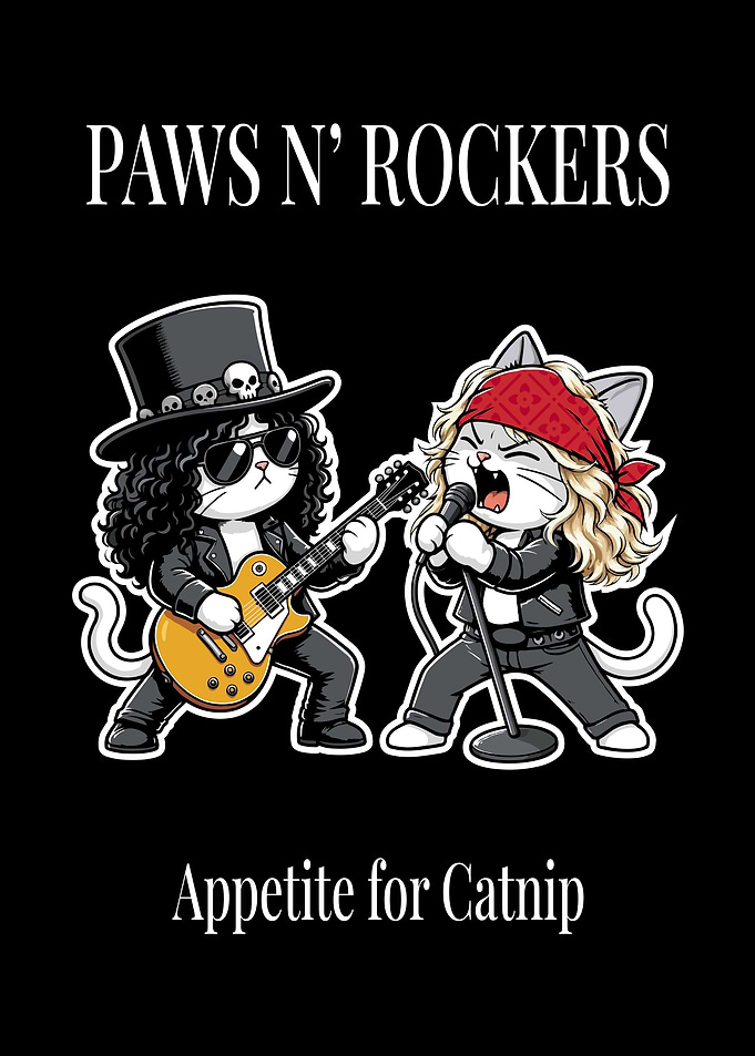 Paws N' Rockers Cat Band