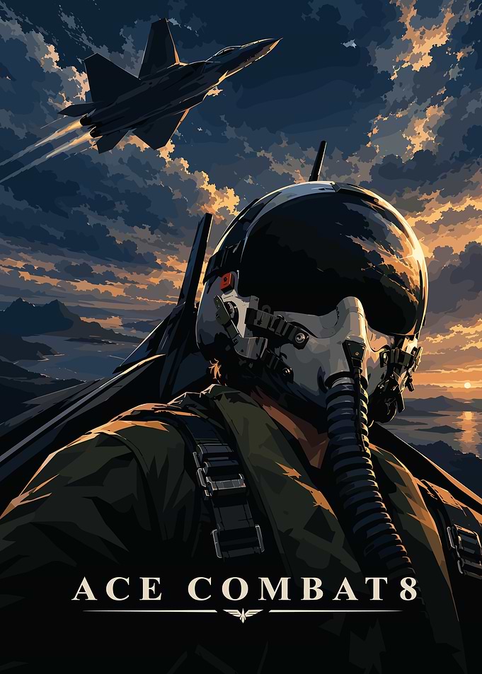 Ace Combat 8 Fighter Pilot Poster