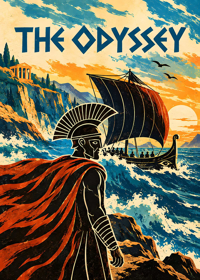 The Odyssey Greek Mythology Poster