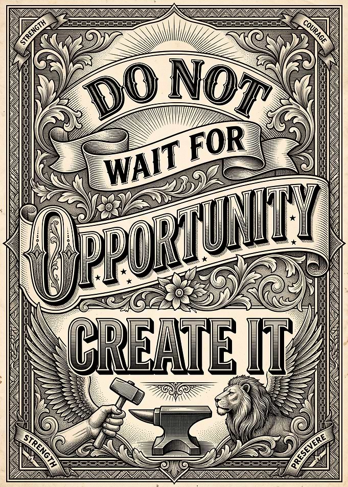 Inspirational Vintage Typography Poster