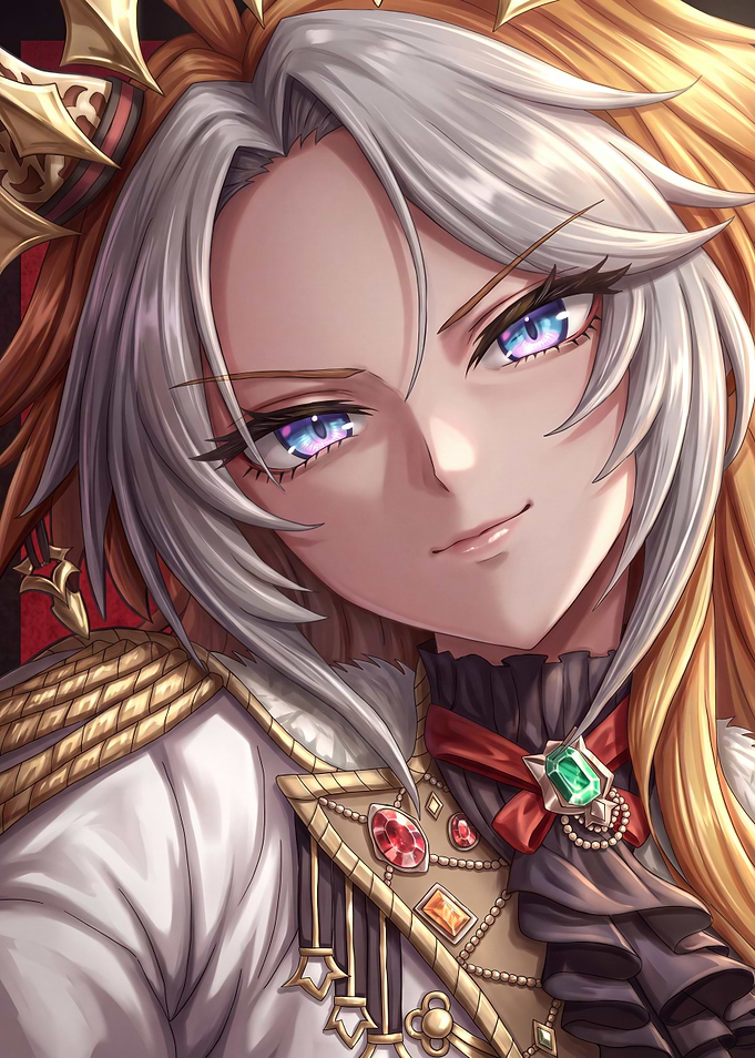 Elegant Anime Character Portrait