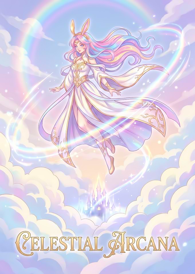 Celestial Arcana Fantasy Goddess Illustration