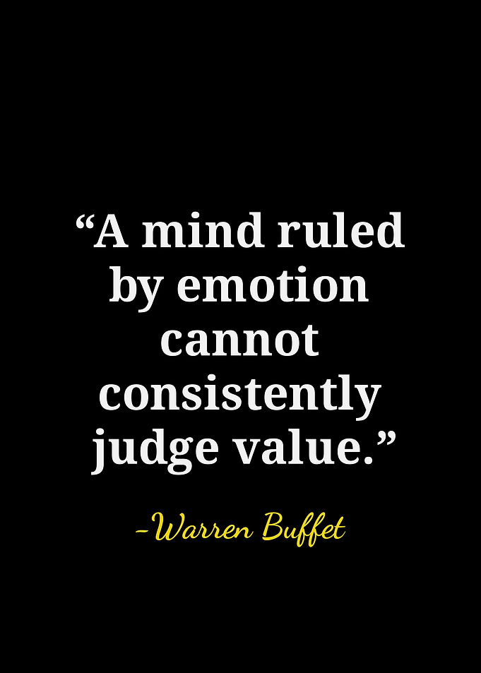 Warren Buffett Inspirational Quote Poster
