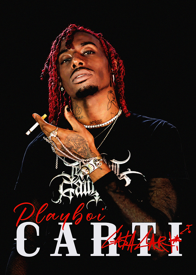 Playboi Carti Portrait Poster