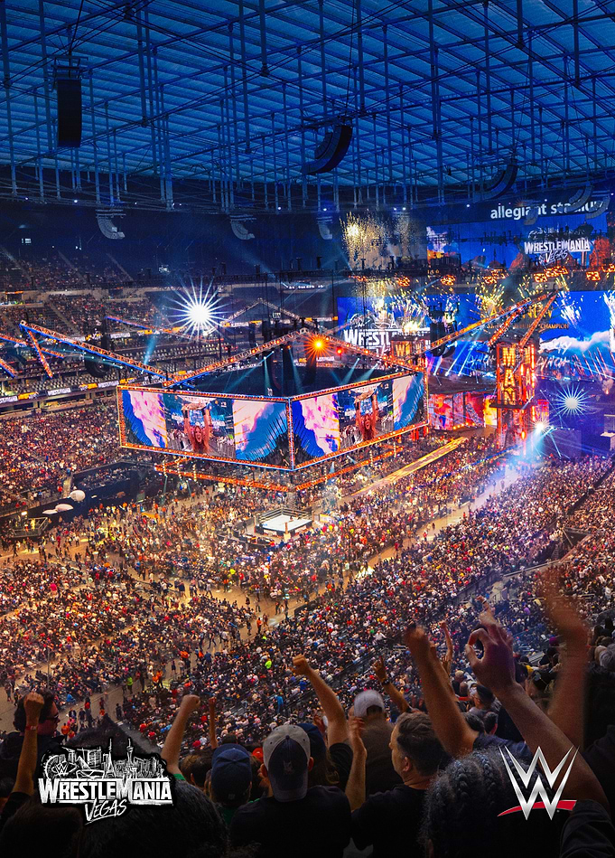 WrestleMania 42 Spectacle in Las Vegas Vertical